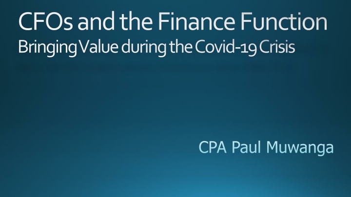 cfos and the finance function bringing value