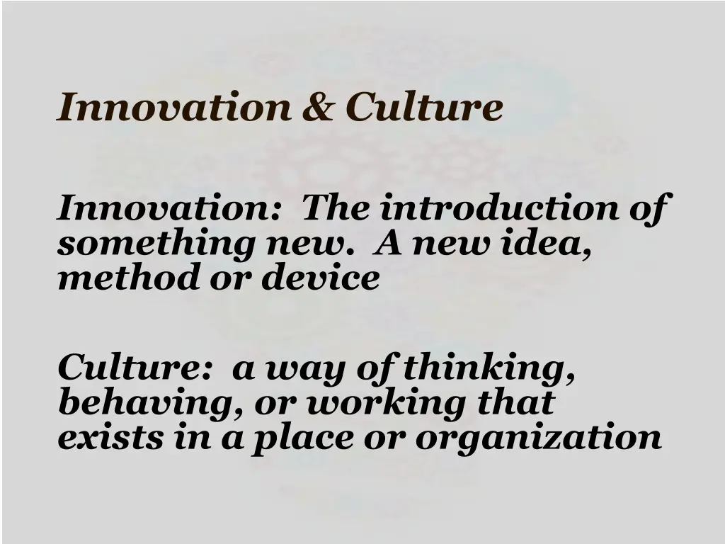 innovation culture