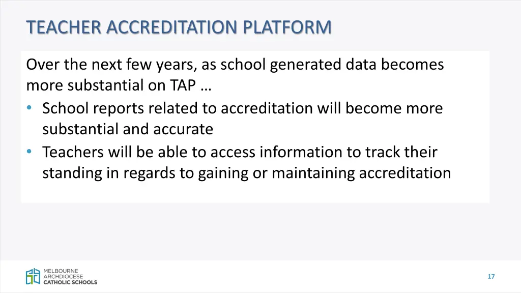 teacher accreditation platform 2