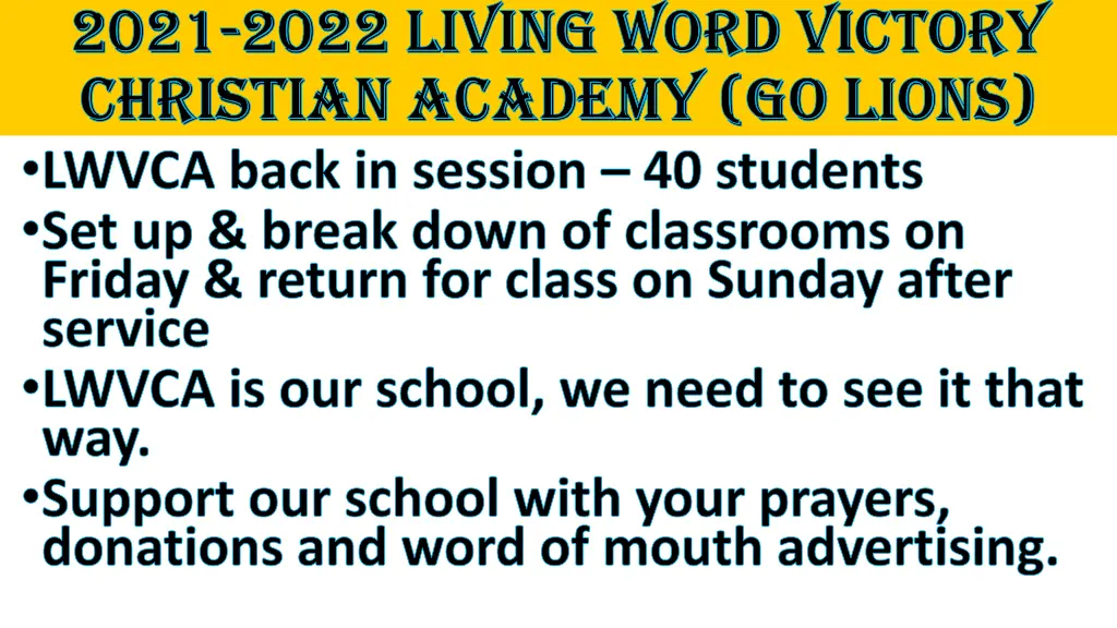 2021 2021 2022 living word victory 2022 living