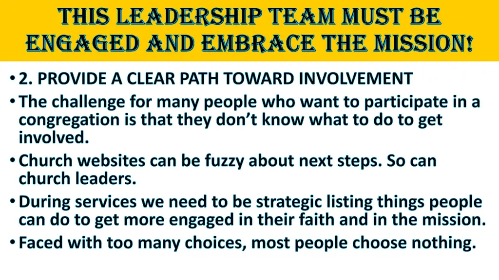 this leadership team must be this leadership team 1