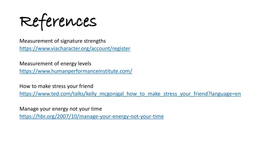 references references