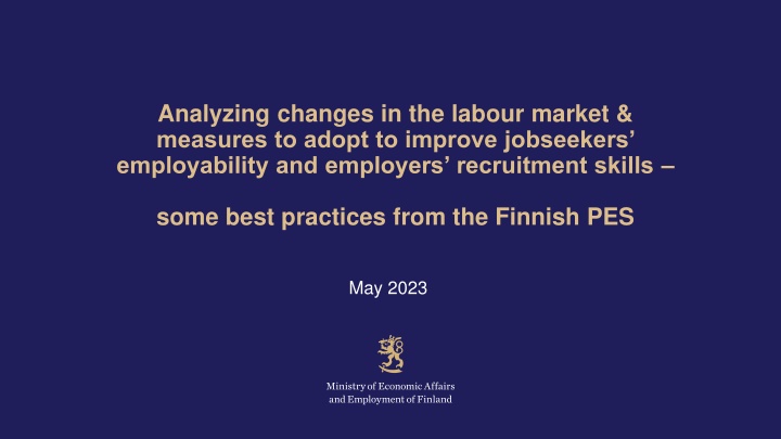 analyzing changes in the labour market measures