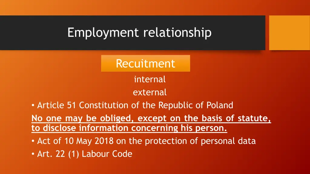 employment relationship 4