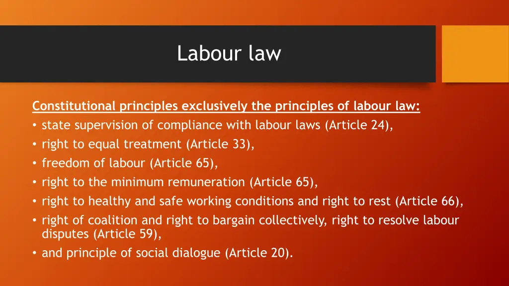 labour law