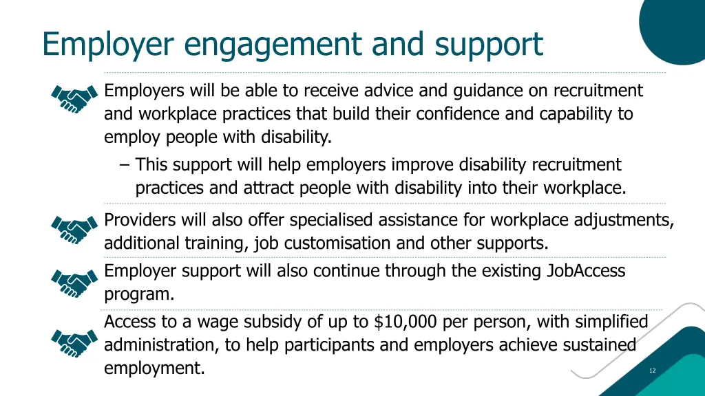 employer engagement and support