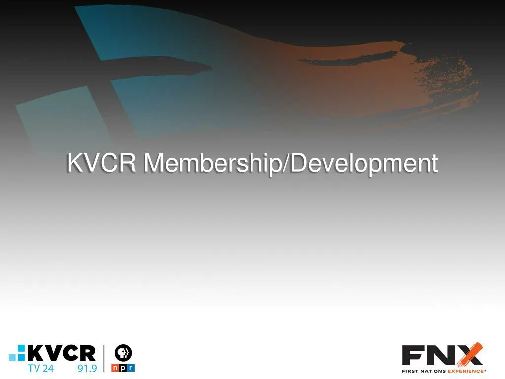 kvcr membership development