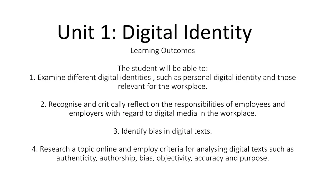 unit 1 digital identity