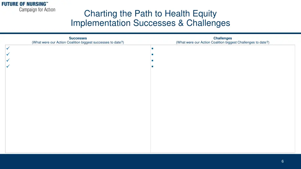 charting the path to health equity implementation