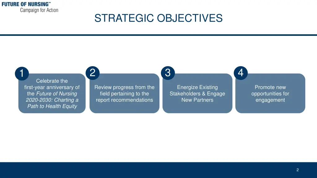 strategic objectives