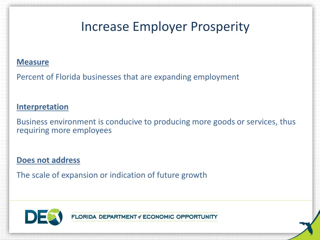 increase employer prosperity