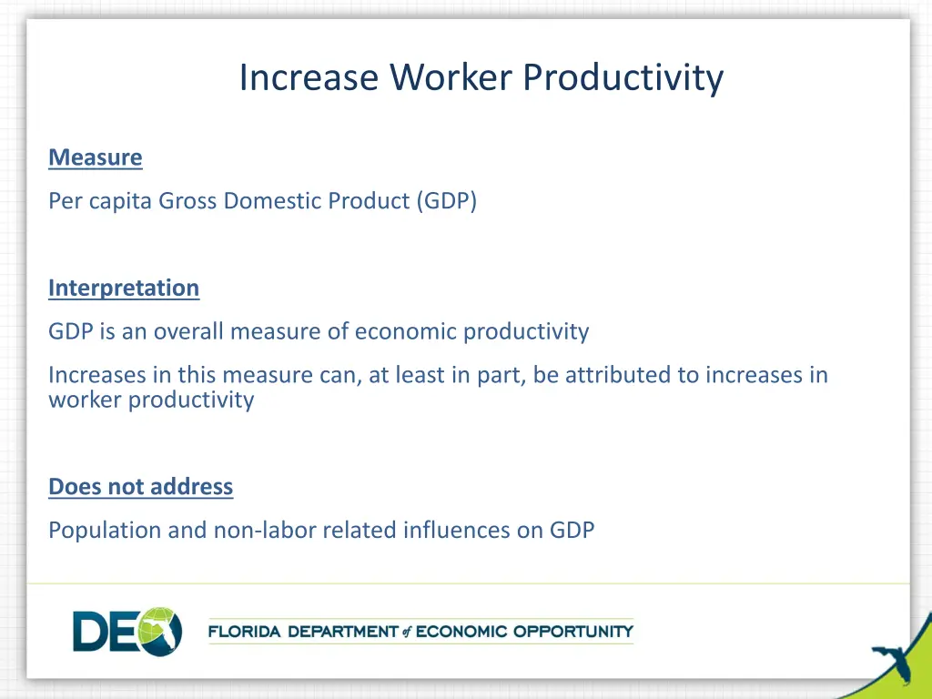 increase worker productivity