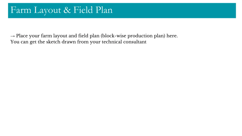 farm layout field plan