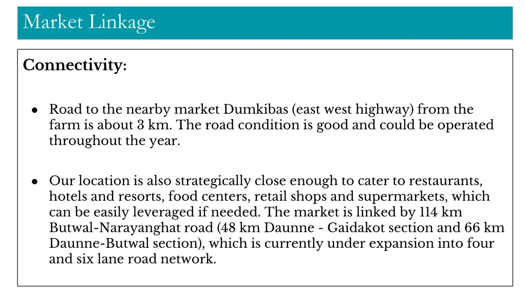 market linkage 1