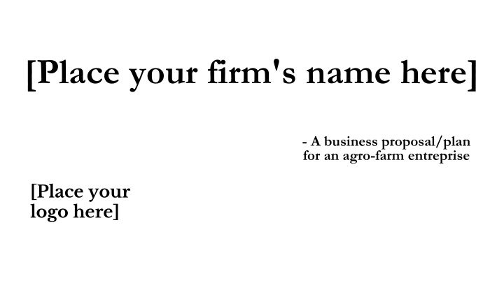 place your firm s name here