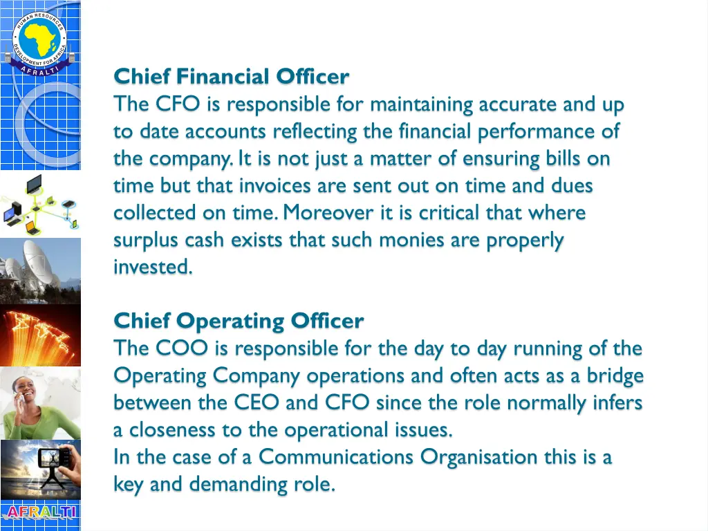 chief financial officer the cfo is responsible