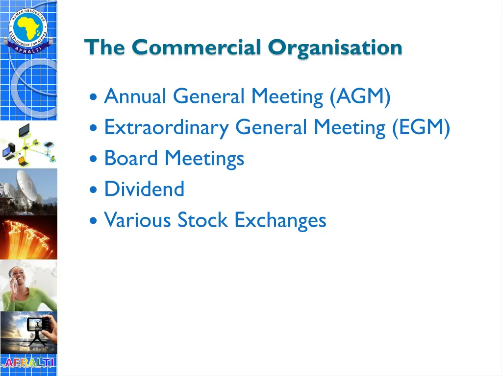 the commercial organisation