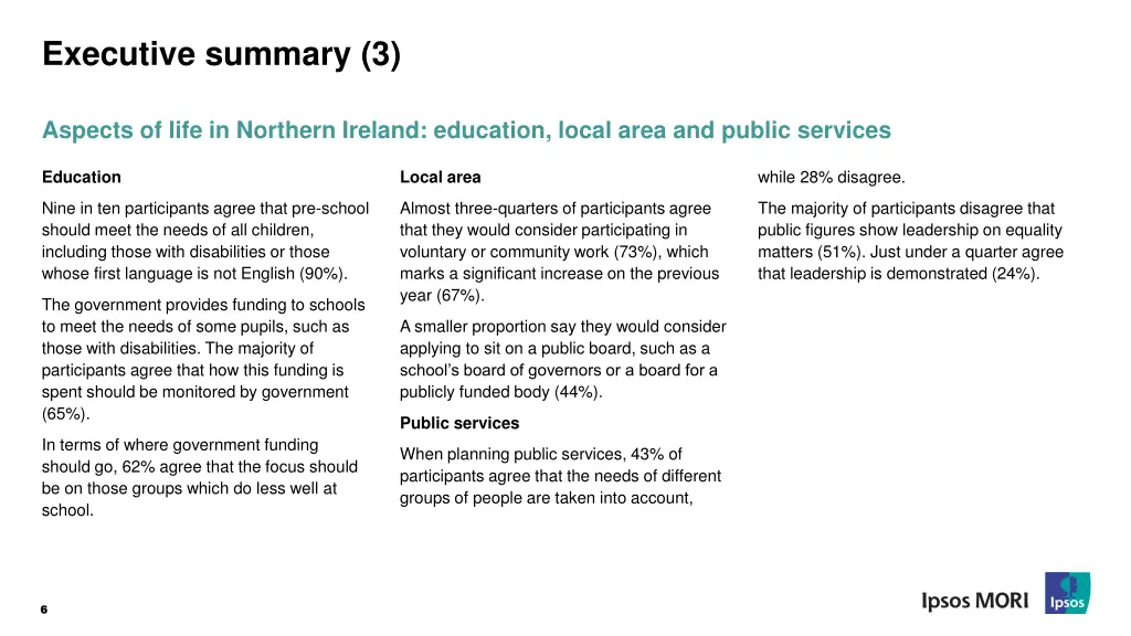 executive summary 3