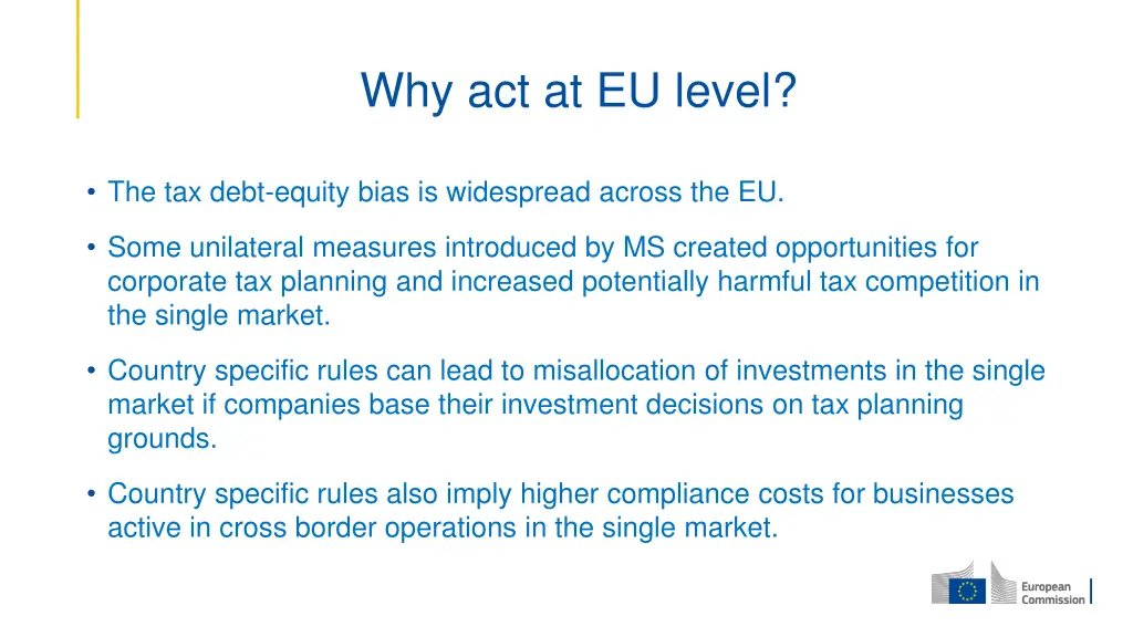 why act at eu level