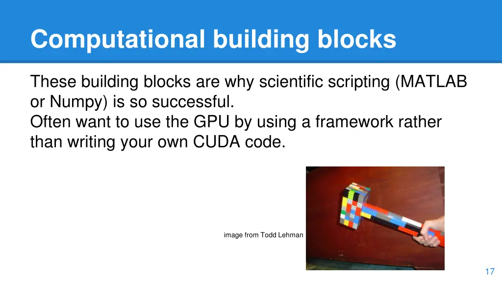 computational building blocks