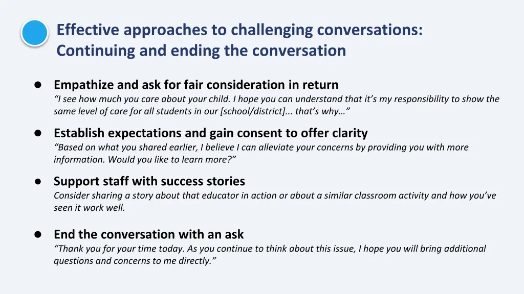 effective approaches to challenging conversations 3