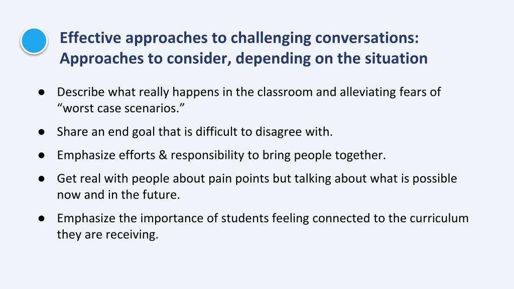 effective approaches to challenging conversations 4