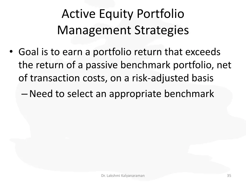 active equity portfolio management strategies 4