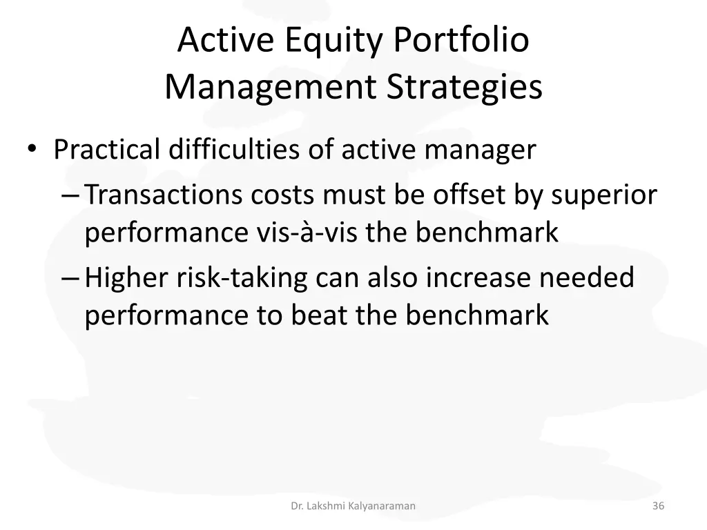 active equity portfolio management strategies 5