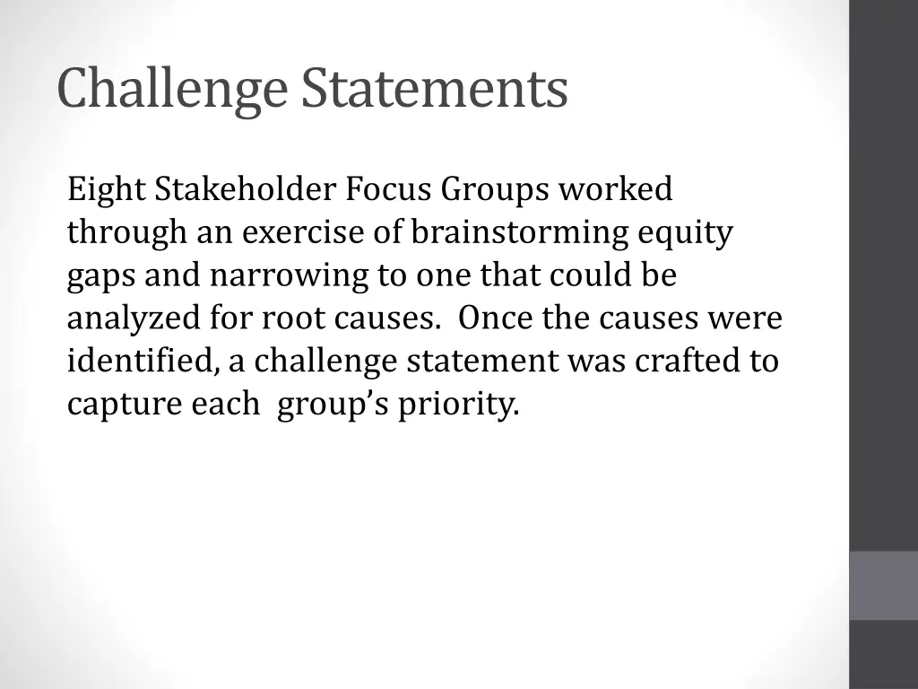 challenge statements