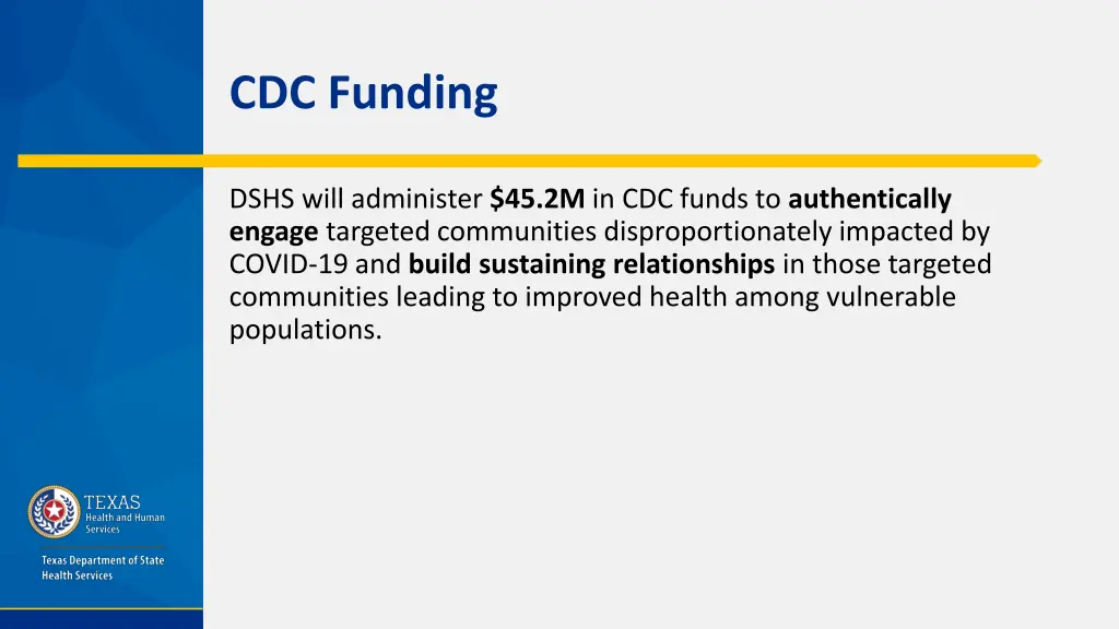 cdc funding