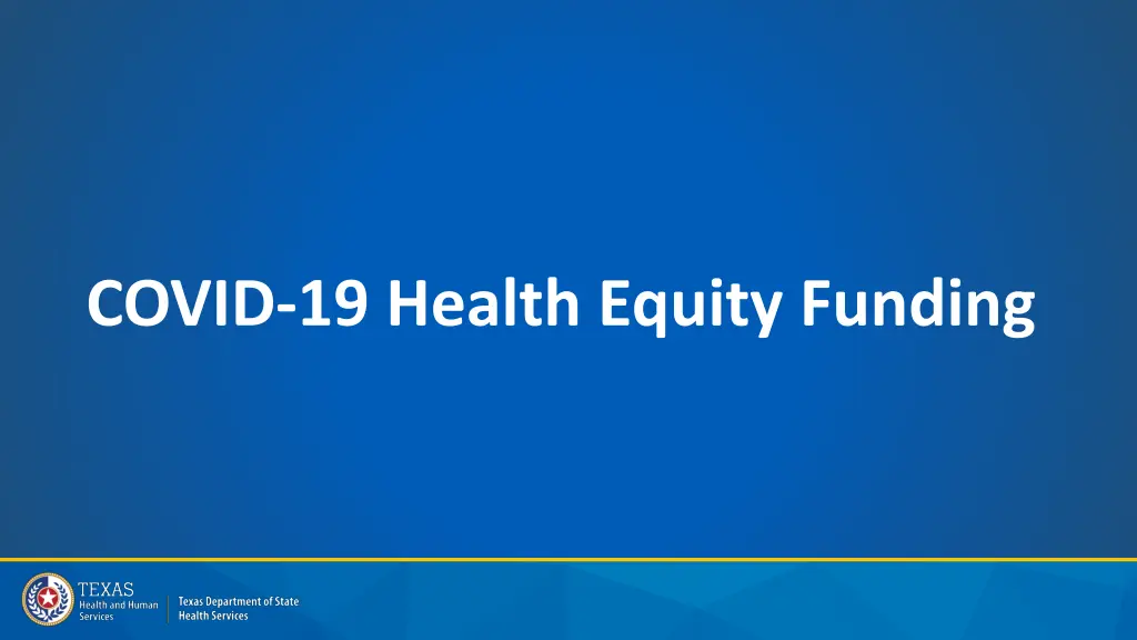 covid 19 health equity funding