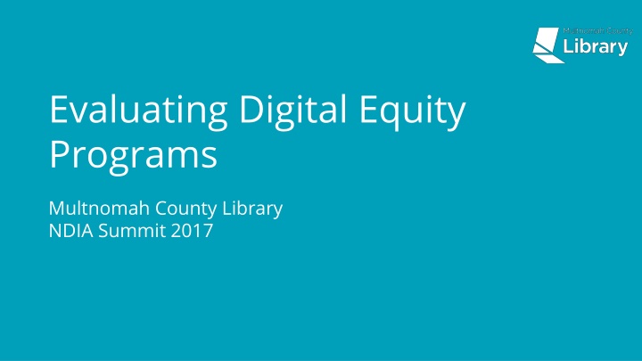 evaluating digital equity programs