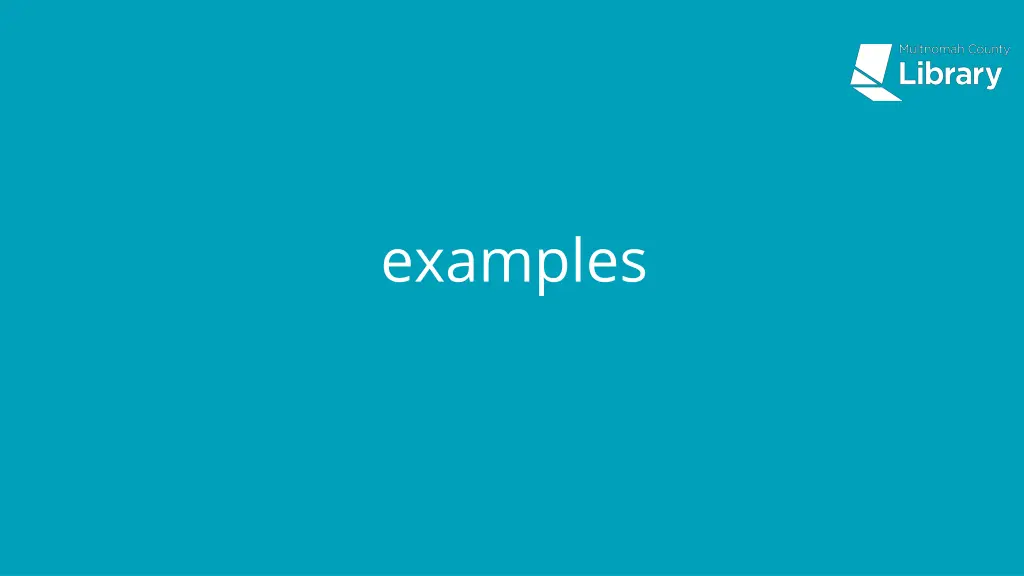 examples