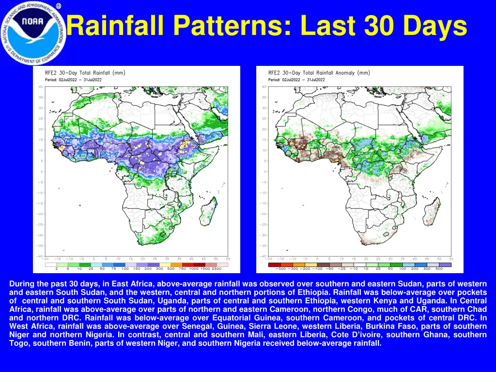 rainfall patterns last 30 days