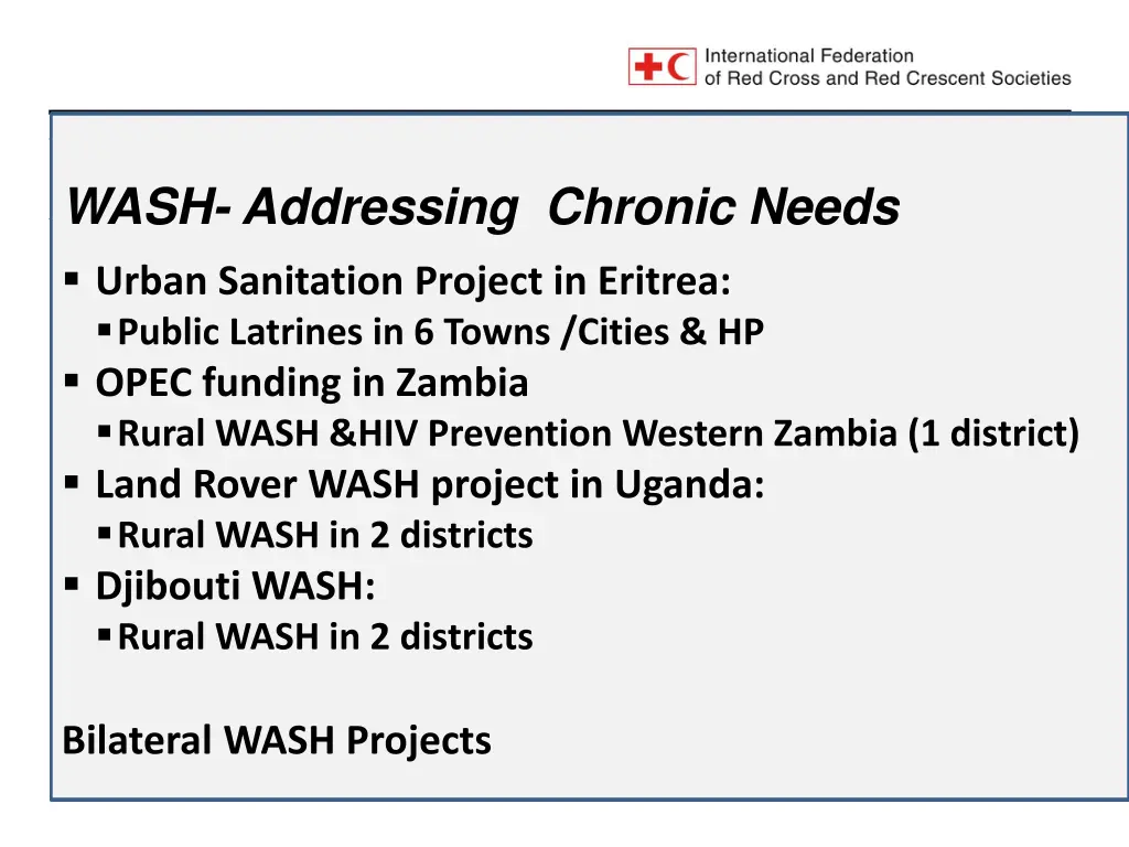 wash addressing chronic needs urban sanitation