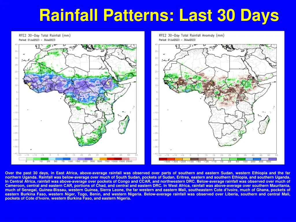 rainfall patterns last 30 days