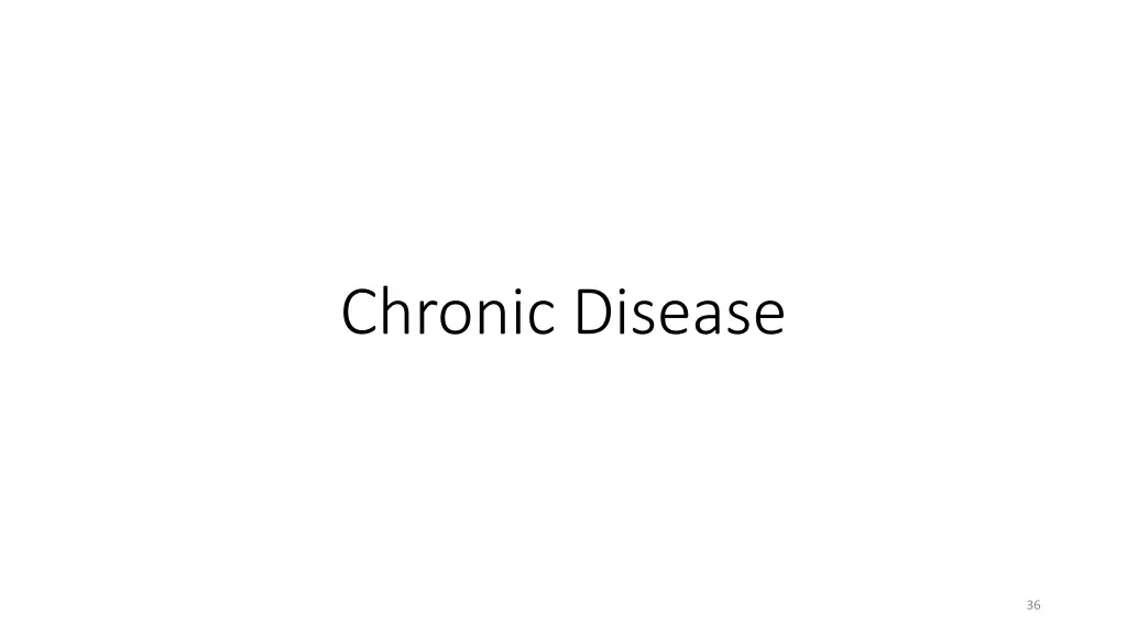 chronic disease