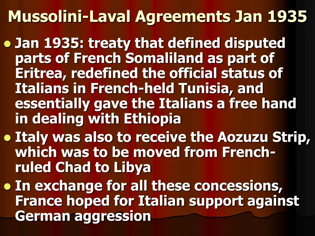 mussolini laval agreements jan 1935