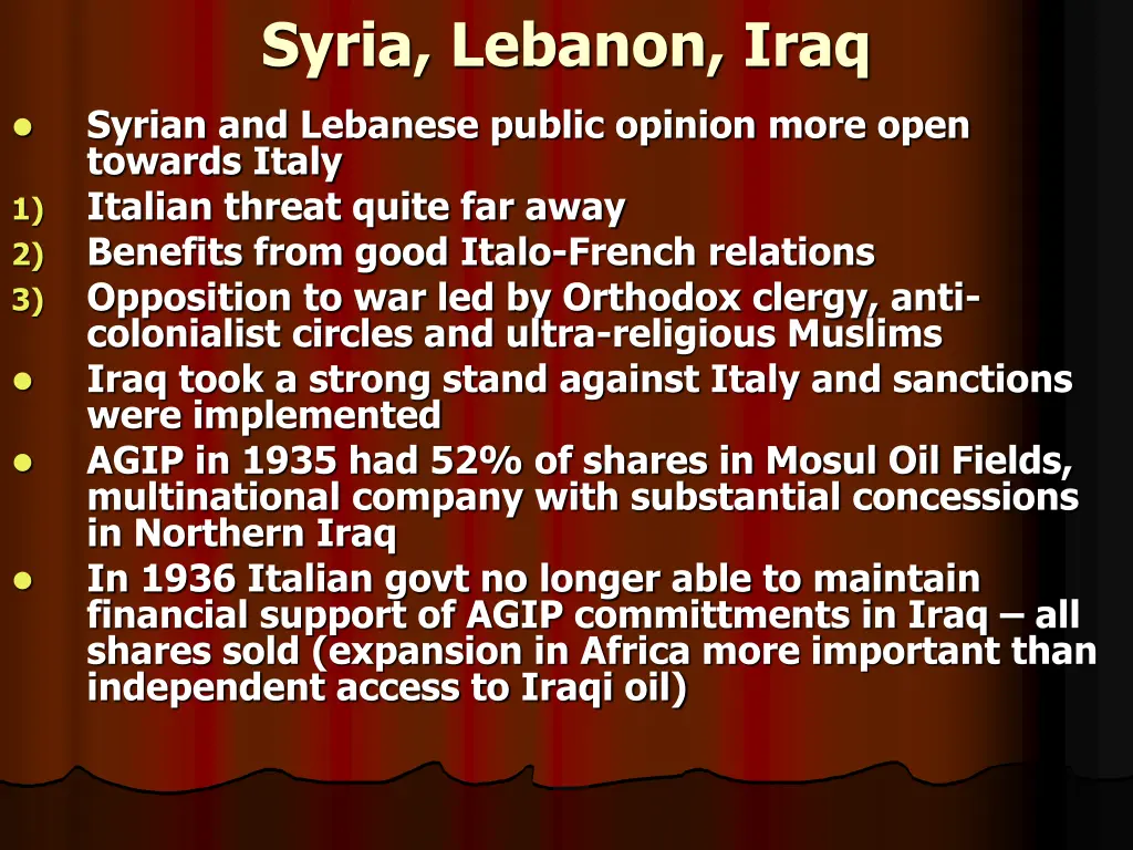 syria lebanon iraq