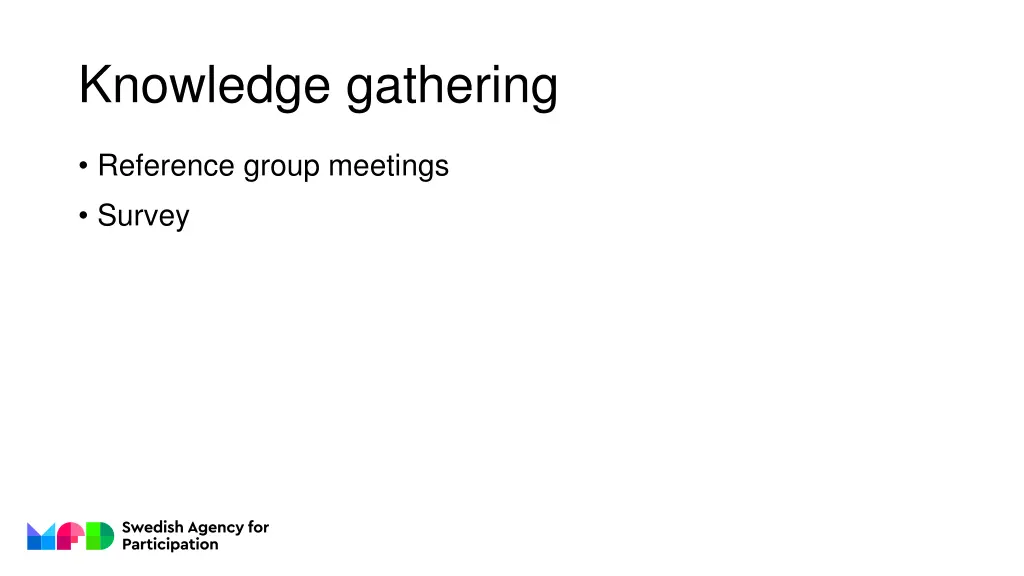 knowledge gathering