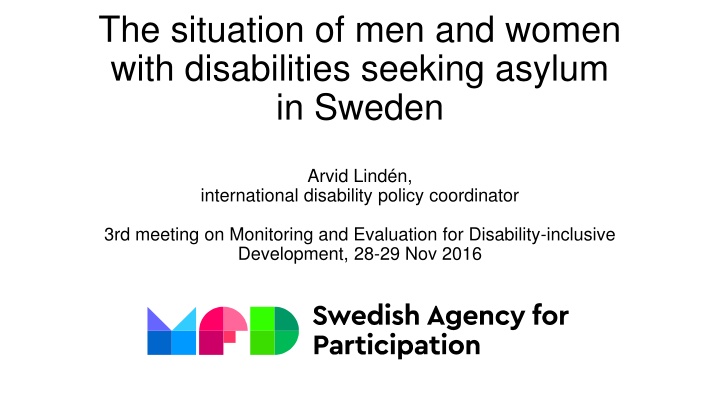 the situation of men and women with disabilities