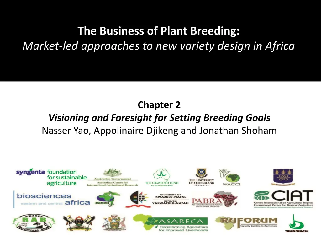 demand led plant breeding training manual 1