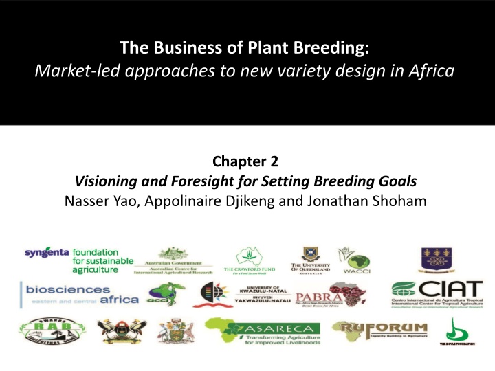 demand led plant breeding training manual