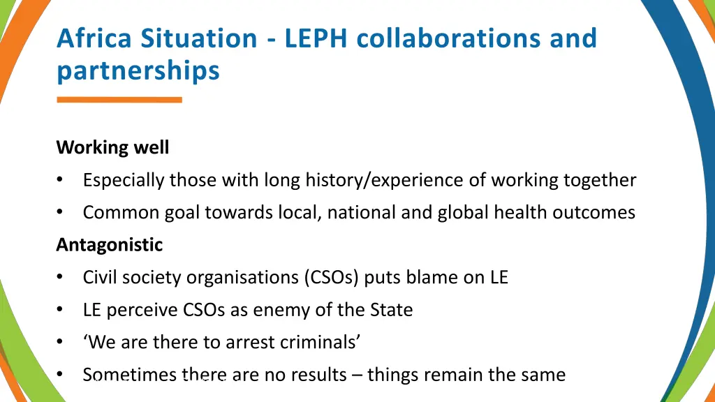 africa situation leph collaborations