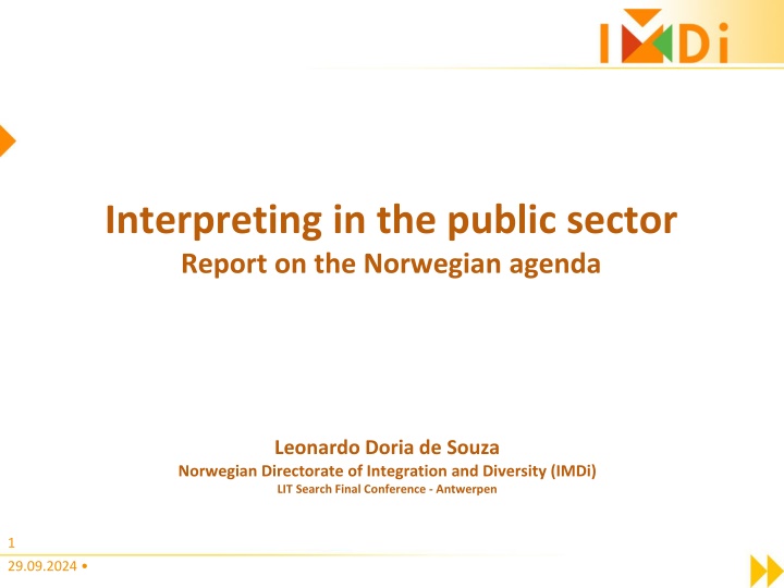 interpreting in the public sector report