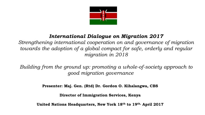 international dialogue on migration 2017