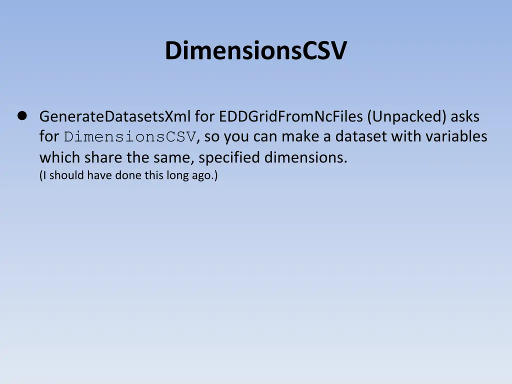 dimensionscsv