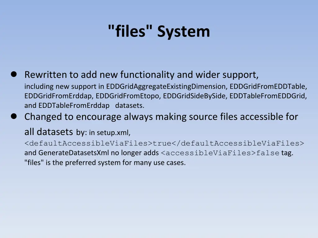 files system 1