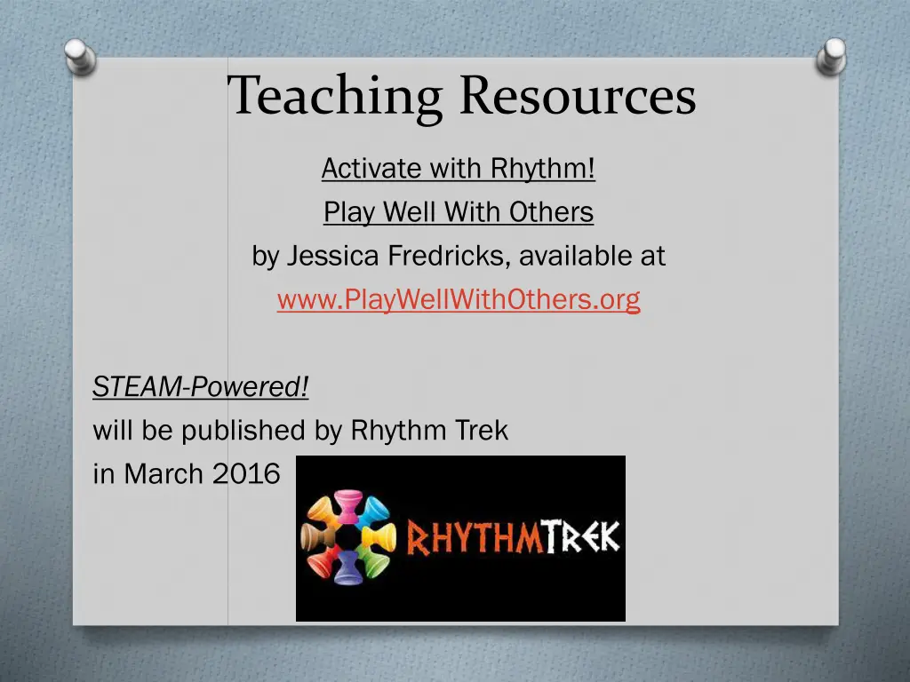 teaching resources