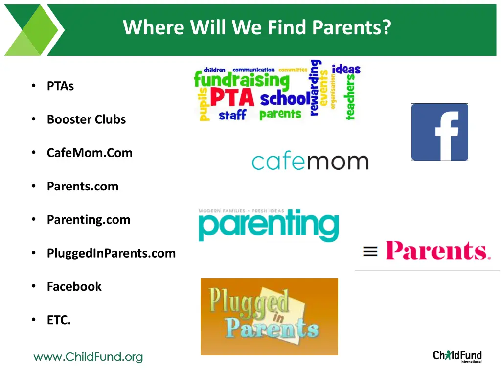 where will we find parents